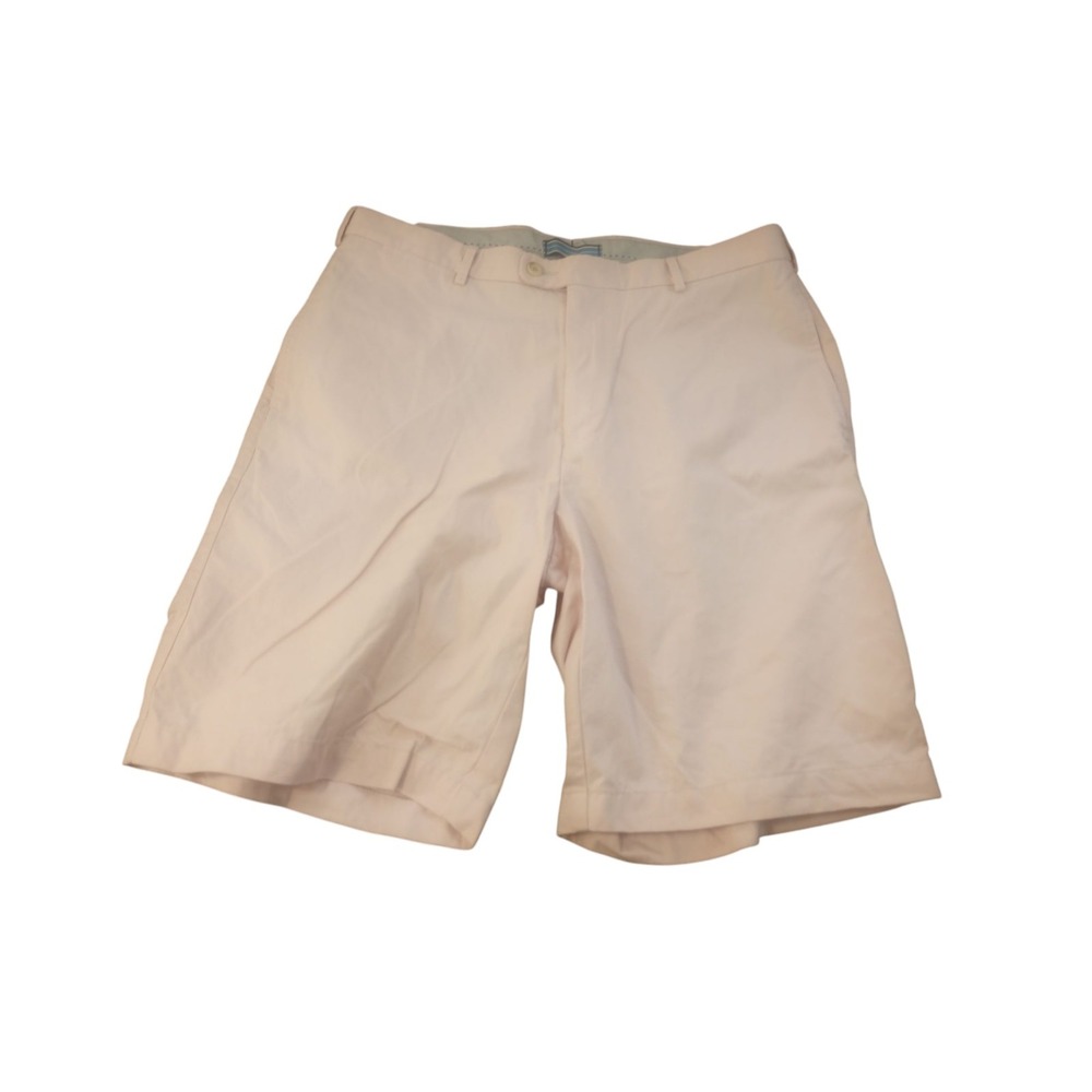 PETER MILLAR Shorts Pink 35 Pima Cotton Twill Chino Shorts Men's Golf Golfer
